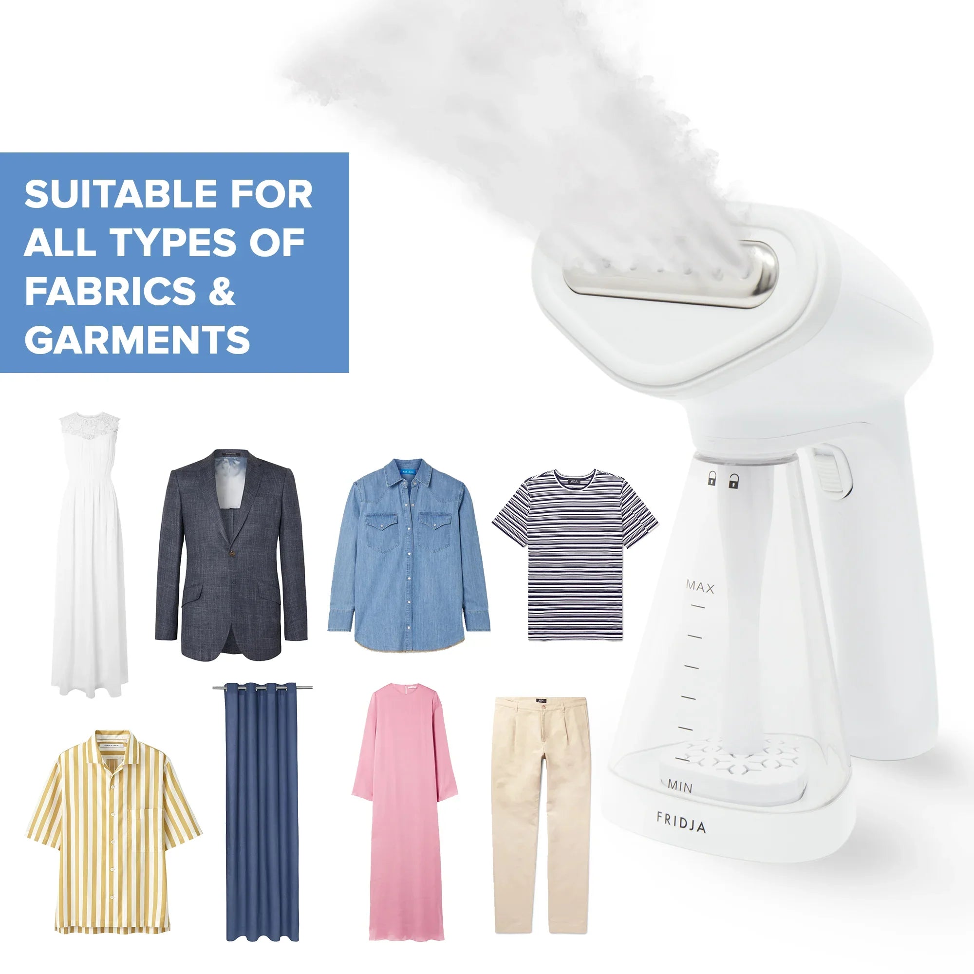 Fridja F10 - Vaporizador de Ropa Portátil