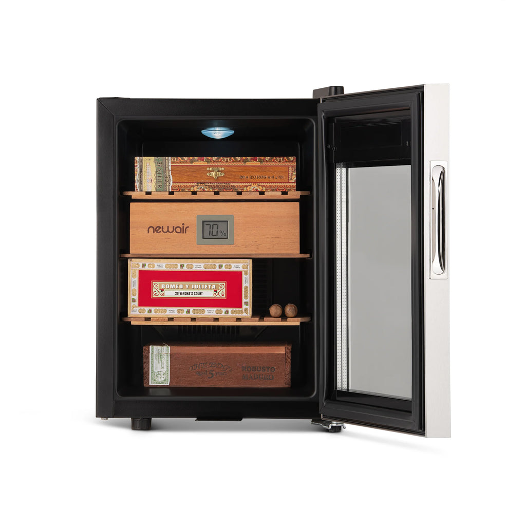 2025 Humidor eléctrico para puros Newair®, capacidad para 250 puros