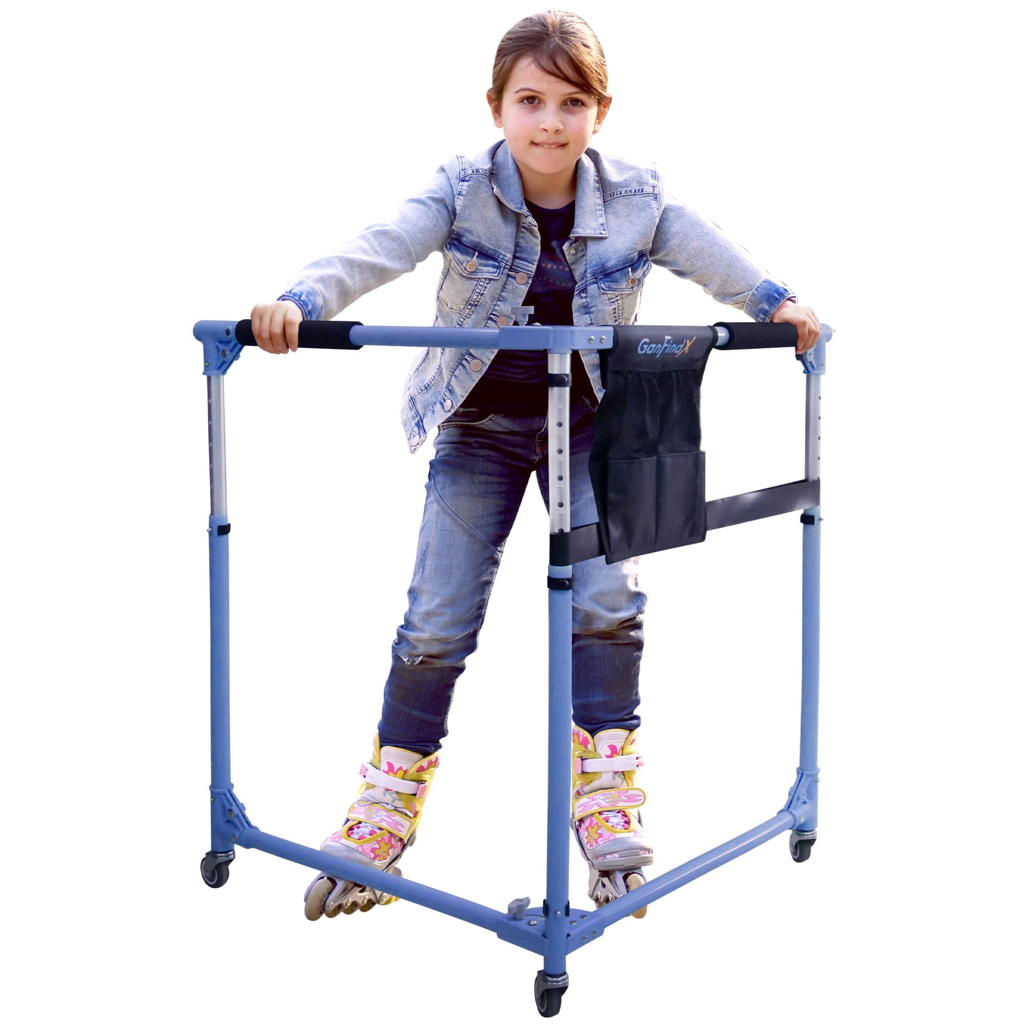 Ayuda de Patinaje Plegable para Niños – Soporte Ajustable en Altura para Principiantes