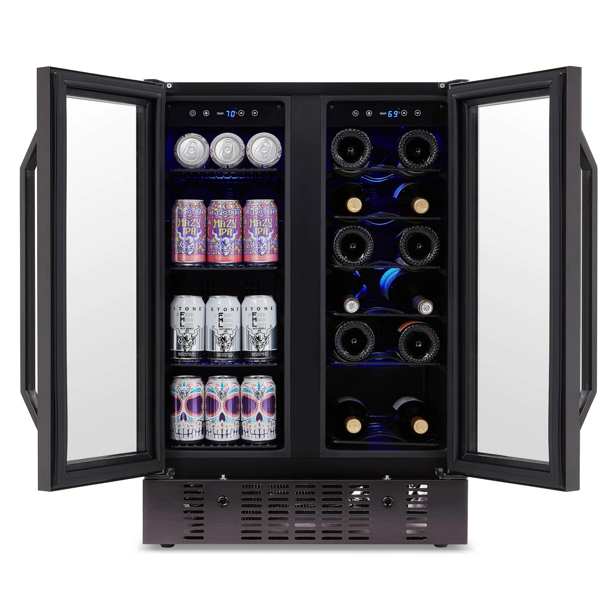 2025 Newair® Refrigerador Empotrable de Doble Zona – 60 Latas y 18 Botellas – 24"
