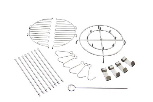 Char-Broil Big Easy TRU-Infrared Ahumador-Asador-Parrilla con kit de accesorios para fritura de pavo de 22 piezas, cocción uniforme, capacidad de 25 lb