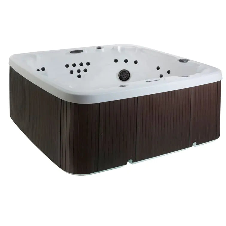 Lifesmart Spas – Spa 230 Voltios, 7 personas, 65 chorros con ozonizador – Color Espresso