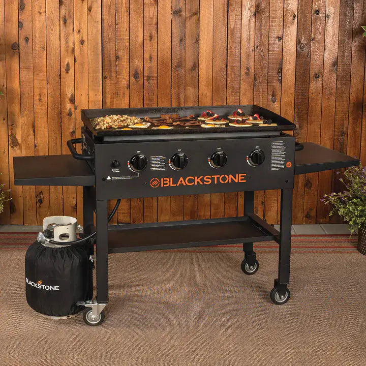 2025 Blackstone – Plancha de Cocina Exterior de 4 Quemadores, 36" con Estantes Laterales