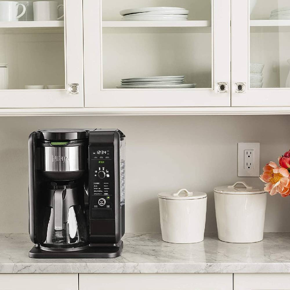 Sistema Ninja de Infusión Caliente y Fría, Cafetera y Tetera con Auto-iQ y Jarra de Vidrio