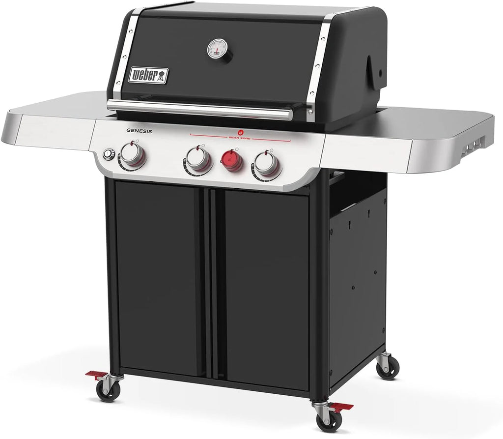 2025 Weber Genesis E-325 a gas propano, color negro