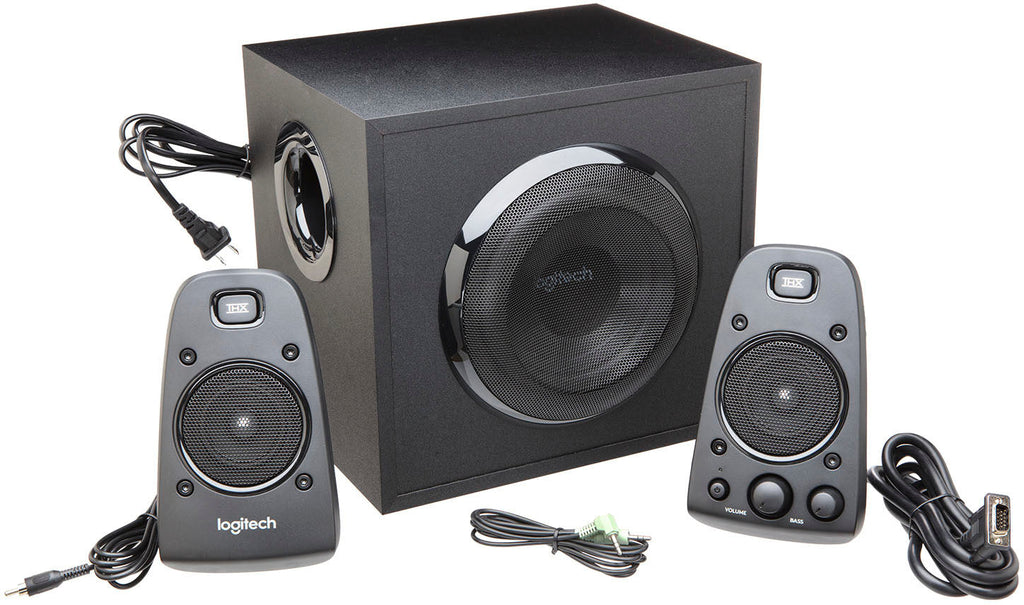 Logitech – Sistema de Altavoces 2.1 Z623 (3 Piezas) – Negro