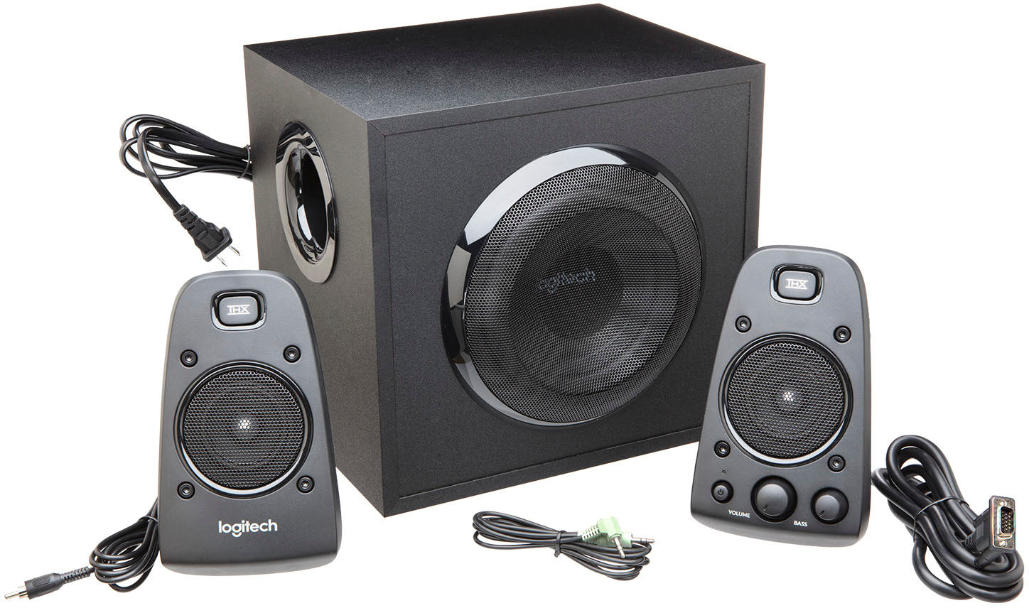 Logitech – Sistema de Altavoces 2.1 Z623 (3 Piezas) – Negro