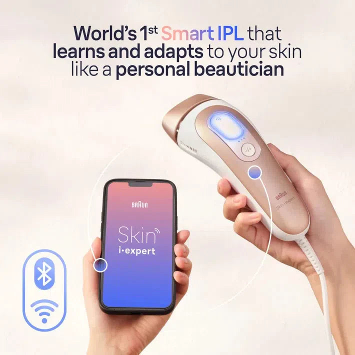 2025 Braun Skin i-expert PL7147 Depiladora IPL con Cable – El Primer Sistema IPL Inteligente del Mundo