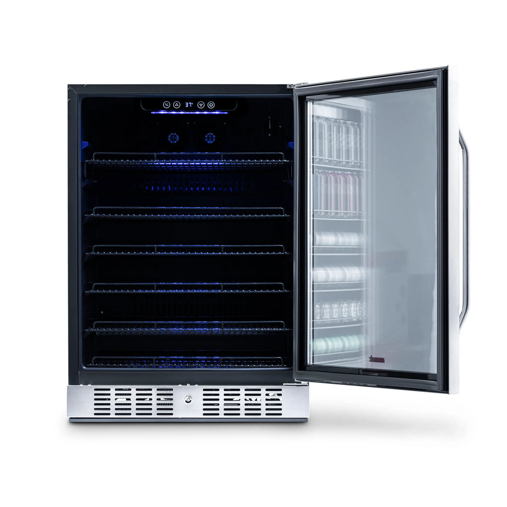 2025 Newair® Refrigerador de Bebidas Empotrable de Acero Inoxidable – 177 Latas – 24"