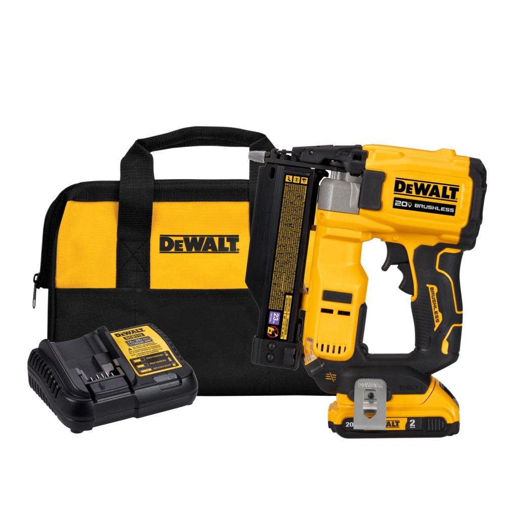 2025 Kit de Clavadora de Clavillos ATOMIC Compact Series 20V MAX 23 Gauge DCN623D1