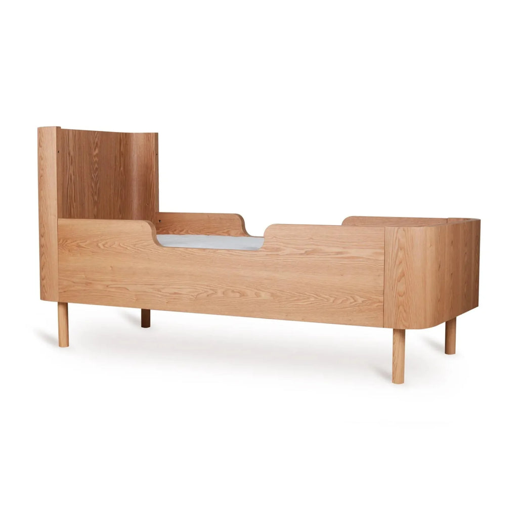 2025 Kit junior Quax Hai No Ki – Extensión para cama junior 170 x 70 cm | Extensión para cama 140 x 70 cm | Fresno certificado FSC y MDF | Incluye extensión de somier de lamas, sin colchón