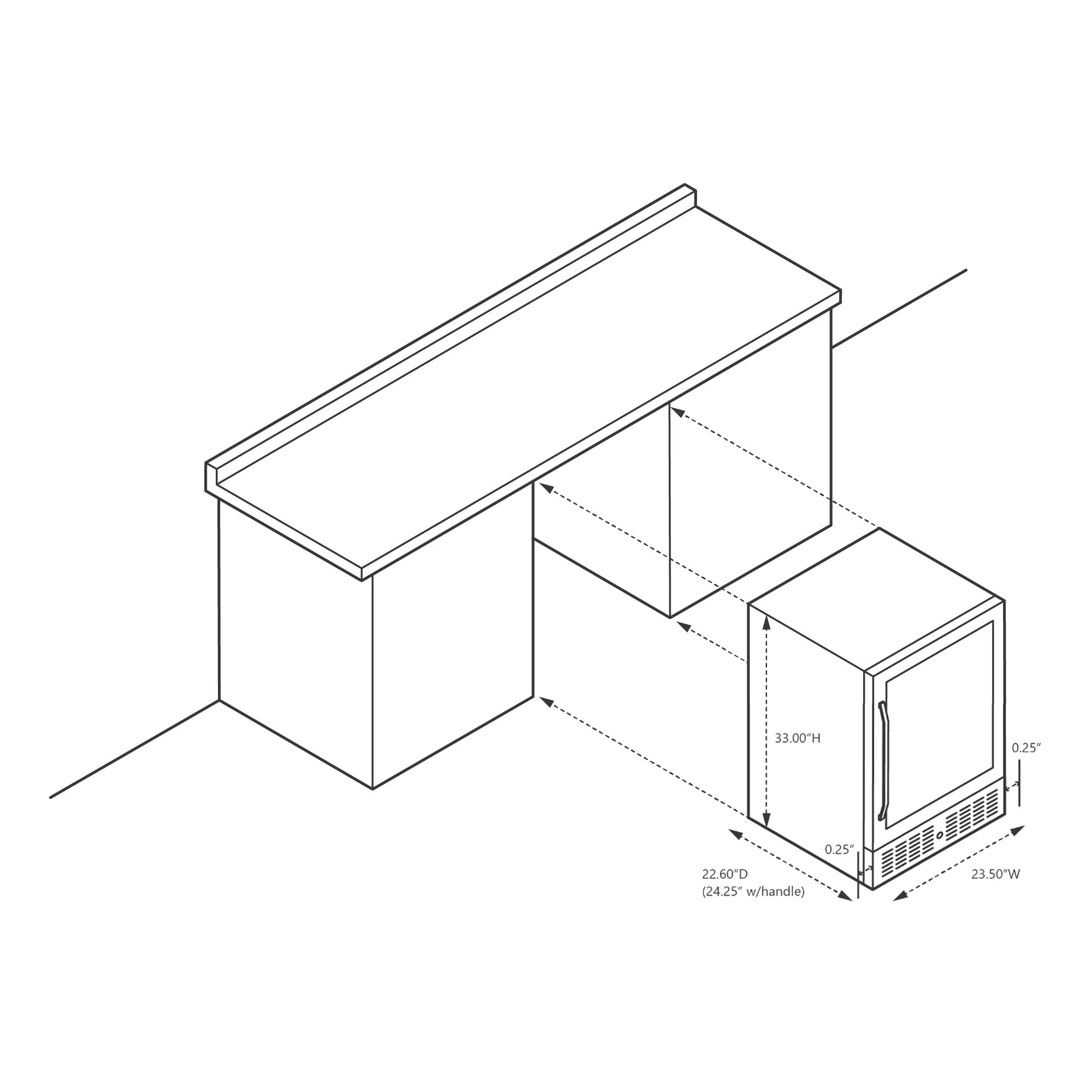 2025 Newair® Refrigerador de Bebidas Empotrable de Acero Inoxidable – 177 Latas – 24"
