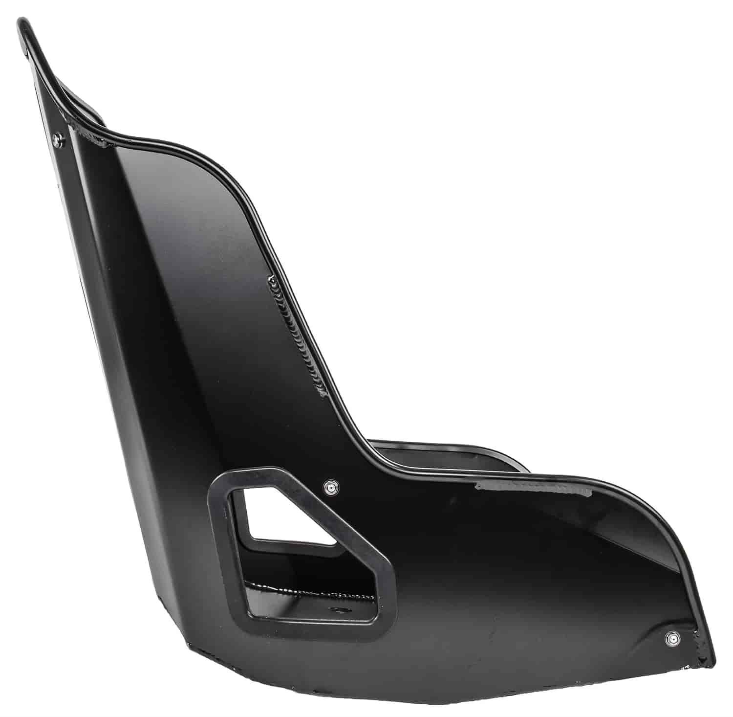 JEGS 702272 Asiento Bomber 18 pulgadas de ancho de cadera, 21 pulgadas de respaldo bajo, 24 pulgadas de profundidad, inclinación de 18 grados