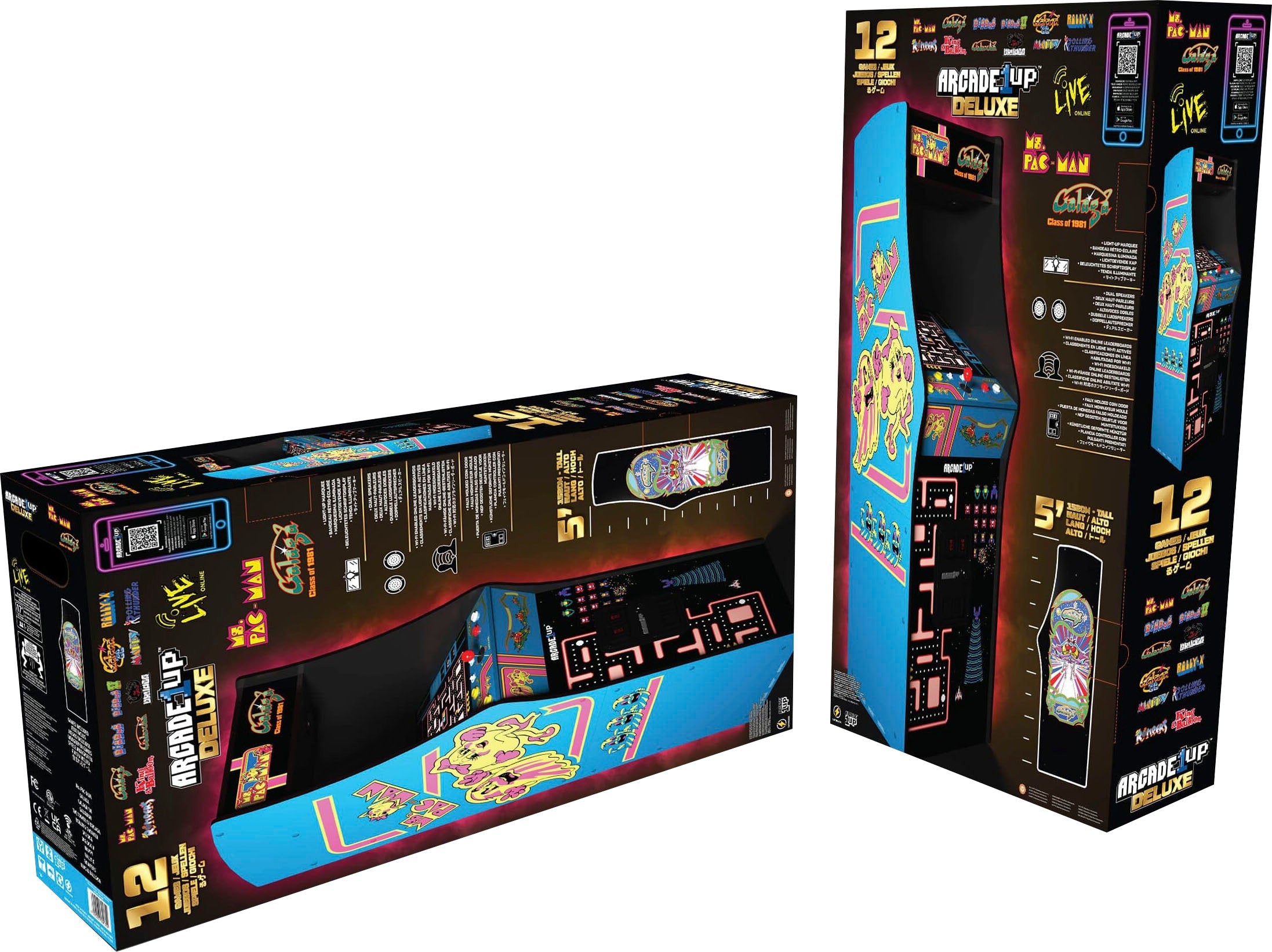 Arcade1Up – Arcade Deluxe Class of '81 – Azul