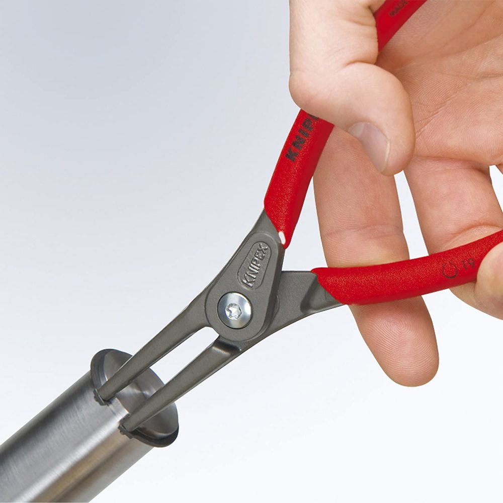 Juego de Pinzas de Precisión para Anillos de Retención Knipex 305mm 8 piezas