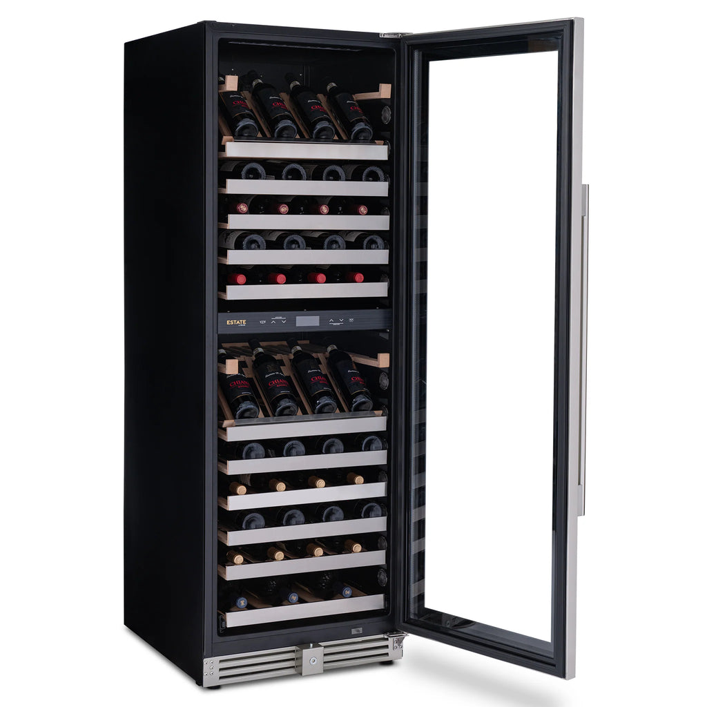 2025 Refrigerador de Vinos Independiente Newair ESTATE – Acero Inoxidable (160 botellas)
