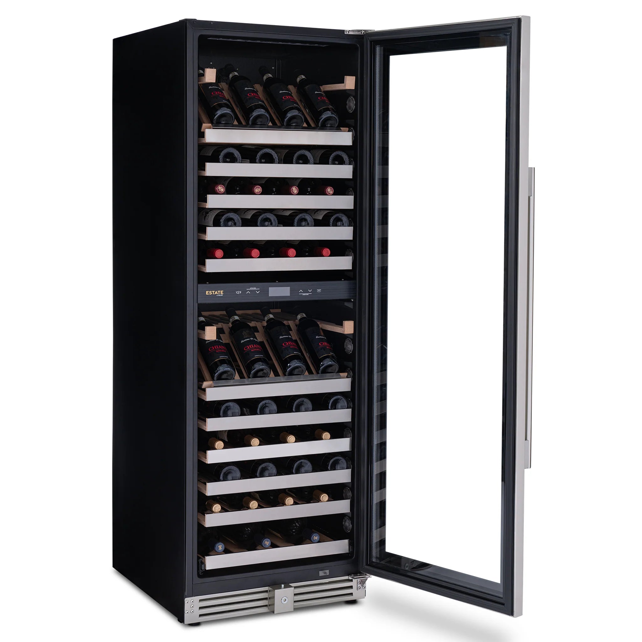 2025 Refrigerador de Vinos Independiente Newair ESTATE – Acero Inoxidable (160 botellas)