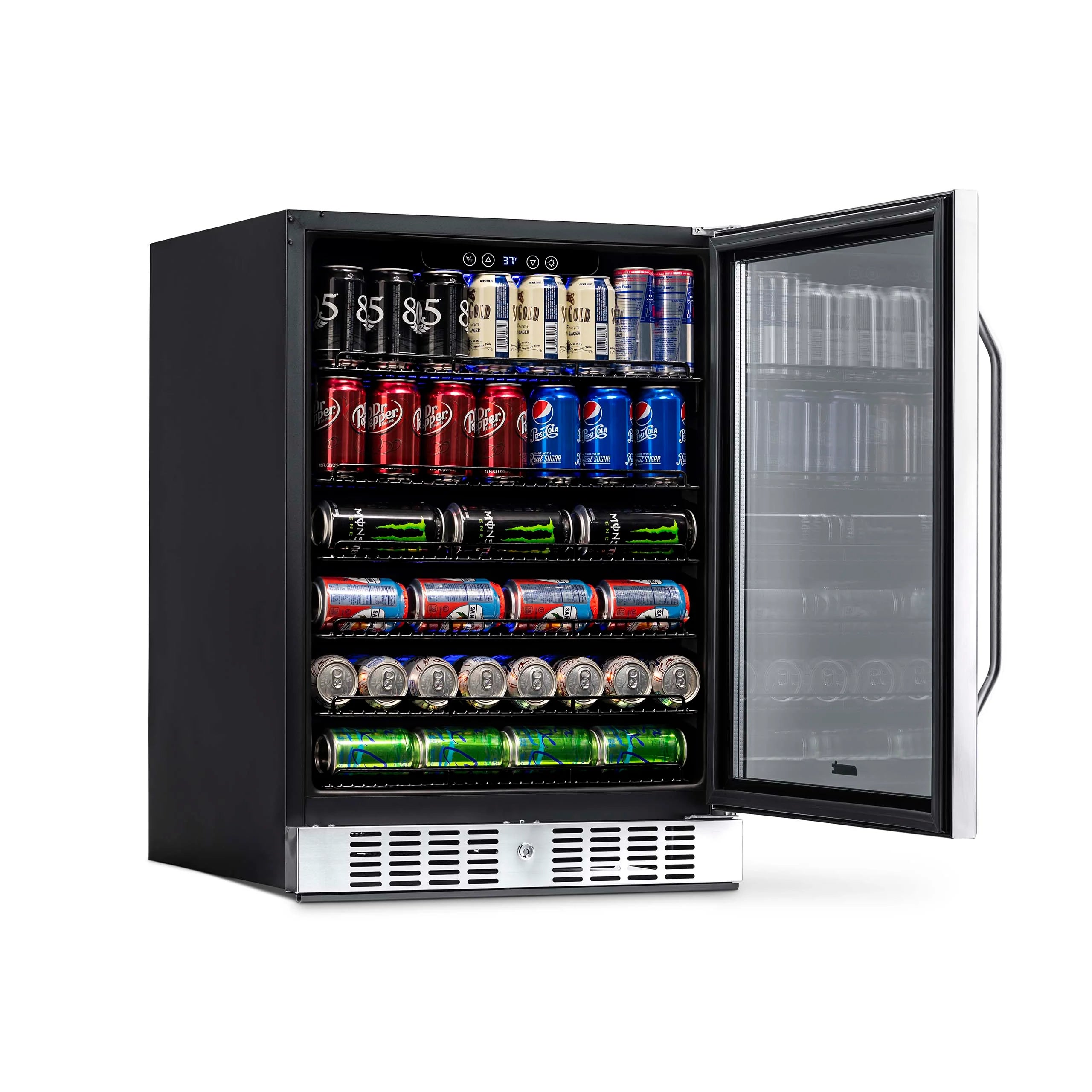 2025 Newair® Refrigerador de Bebidas Empotrable de Acero Inoxidable – 177 Latas – 24"