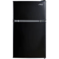 2025 Arctic King 3.2 pies³ - Refrigerador compacto de dos puertas con congelador, negro