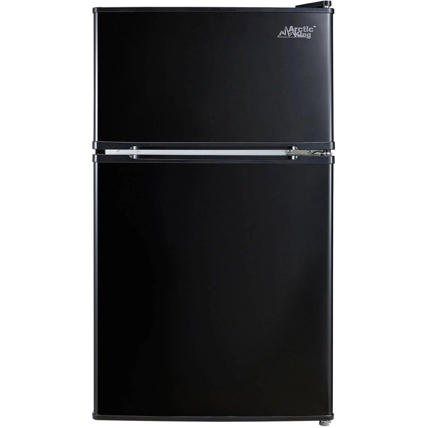 2025 Arctic King 3.2 pies³ - Refrigerador compacto de dos puertas con congelador, negro