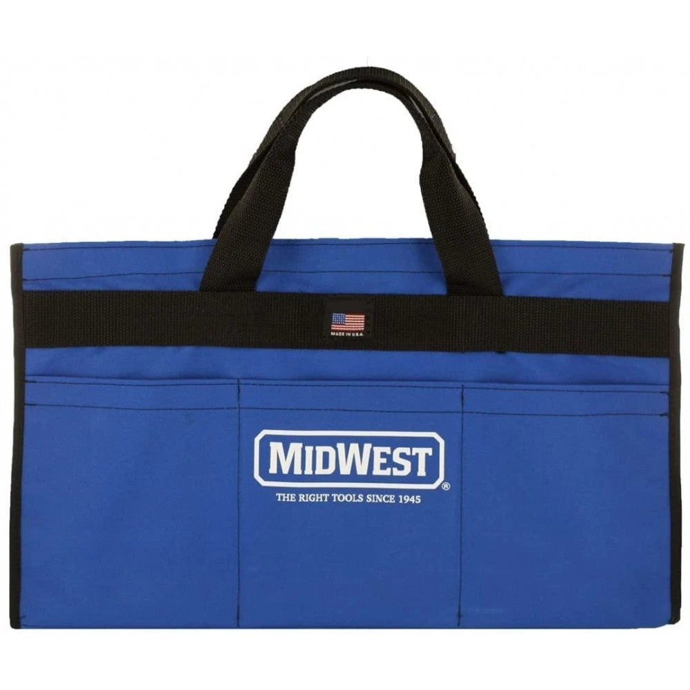 MIDWEST – Kit de Herramientas HVAC – Juego de 9 Piezas que Incluye Tijeras para Aviación con Herramientas para Trabajos en Metal y Bolsa – MWT-HVACKIT03