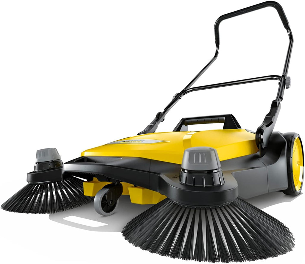 2025 Barredora Manual S 6 Twin para Exteriores – Capacidad de 10 Galones – Ancho de Barrido de 33.9″ – Barrido de hasta 32,300 Pies Cuadrados por Hora