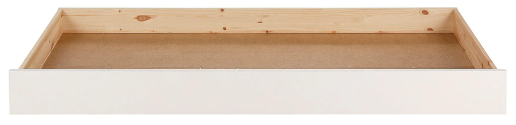 Cajón para cama Aira, de madera maciza de pino pintado en blanco