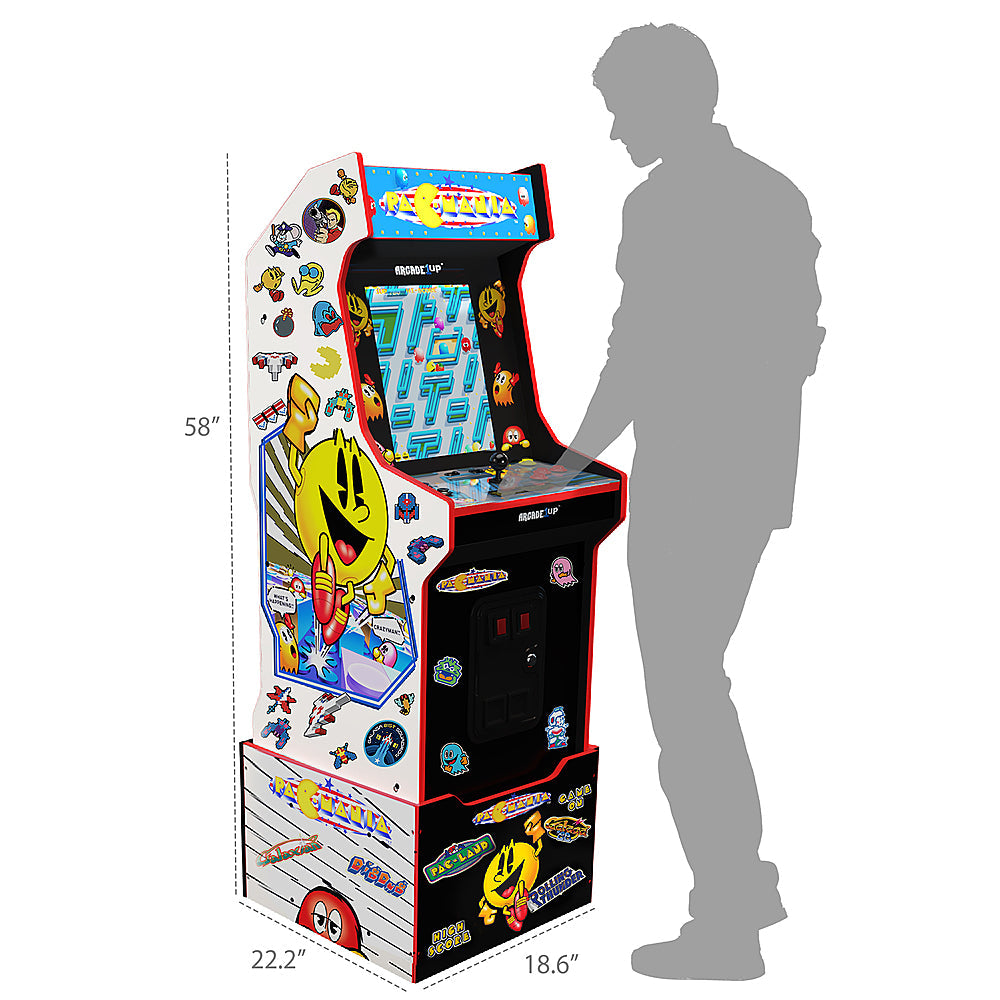 Arcade1Up – Máquina Arcade Personalizable PacMan que Incluye Pac-Mania – Multicolor