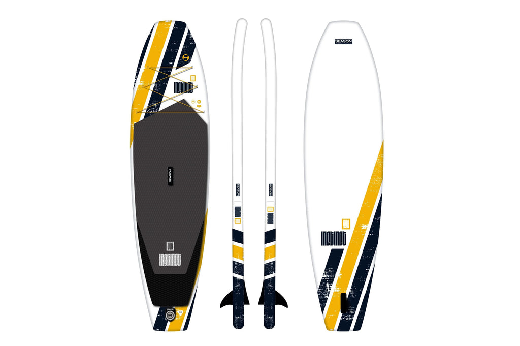 2025 Instinct 10.4 Tabla de SUP hinchable para aguas bravas – Double Layer Fusion, 4 aletas flexibles y aleta dura desmontable, ancho 88 cm