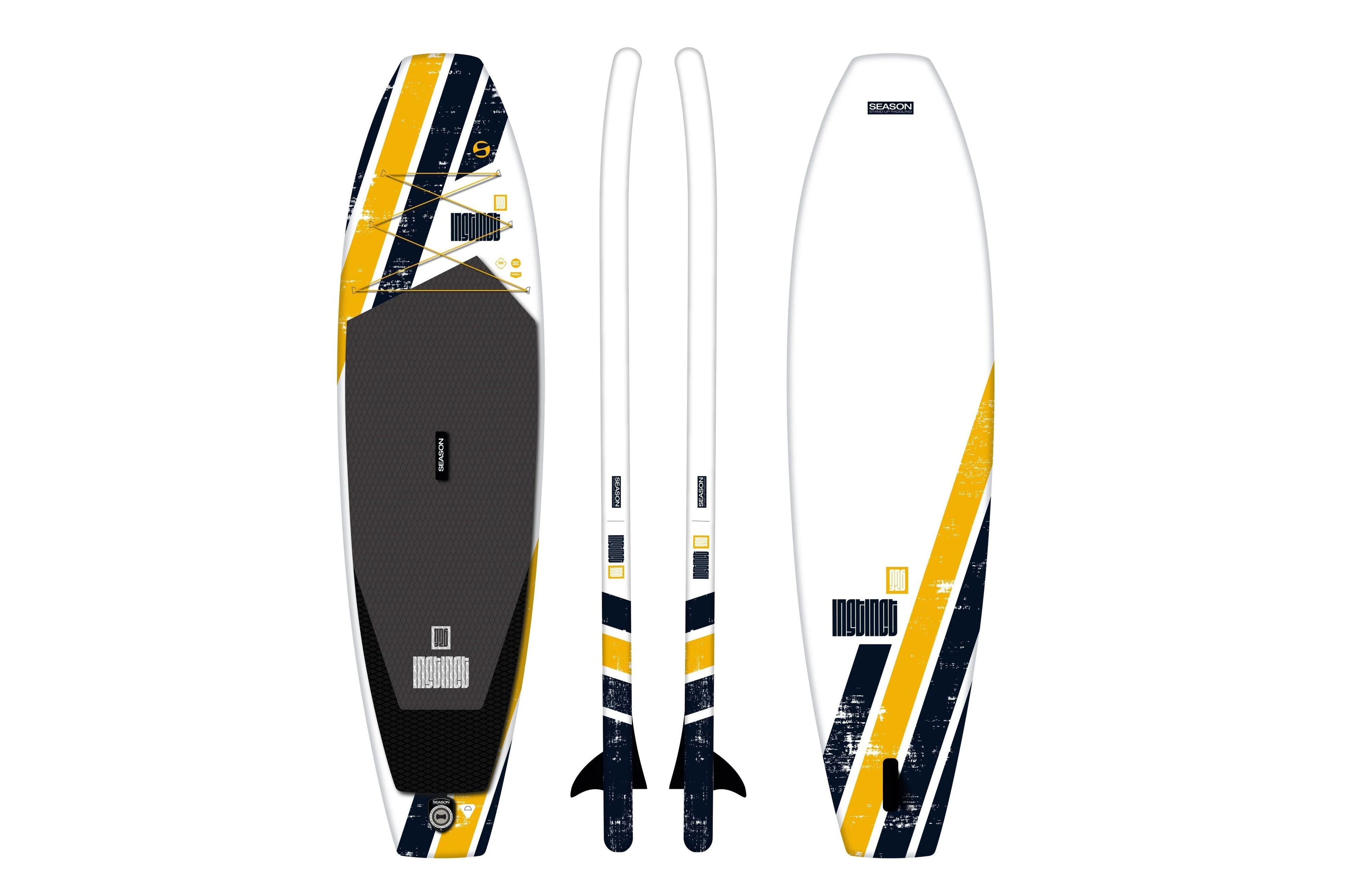 2025 Instinct 10.4 Tabla de SUP hinchable para aguas bravas – Double Layer Fusion, 4 aletas flexibles y aleta dura desmontable, ancho 88 cm