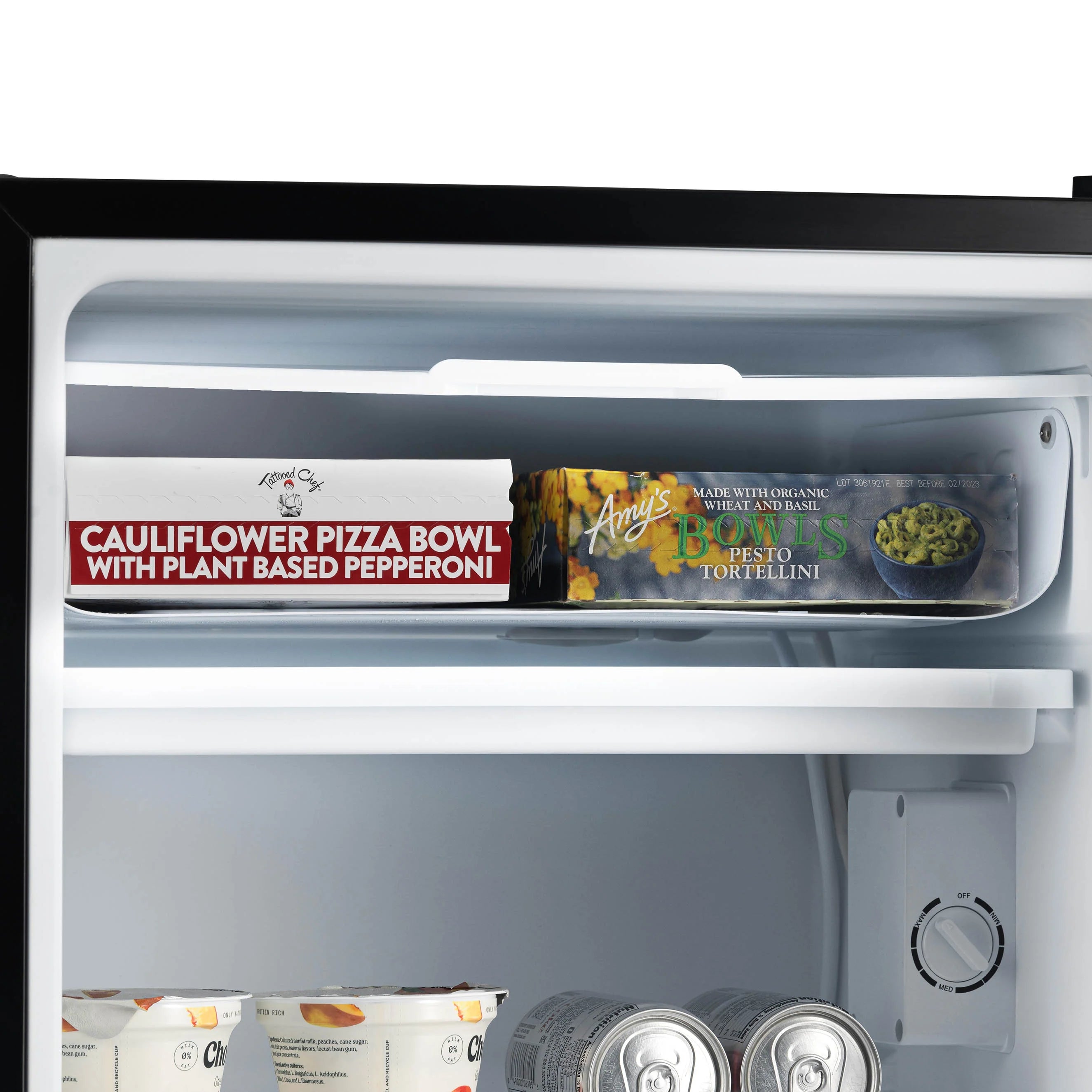2025 Newair® Mini refrigerador compacto con congelador, 3,3 pies cúbicos – Negro