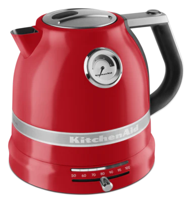 2025 Set de desayuno KitchenAid Artisan que incluye hervidor 5KEK1522, tostadora de 2 ranuras 5KMT2204 y tostadora para panecillos