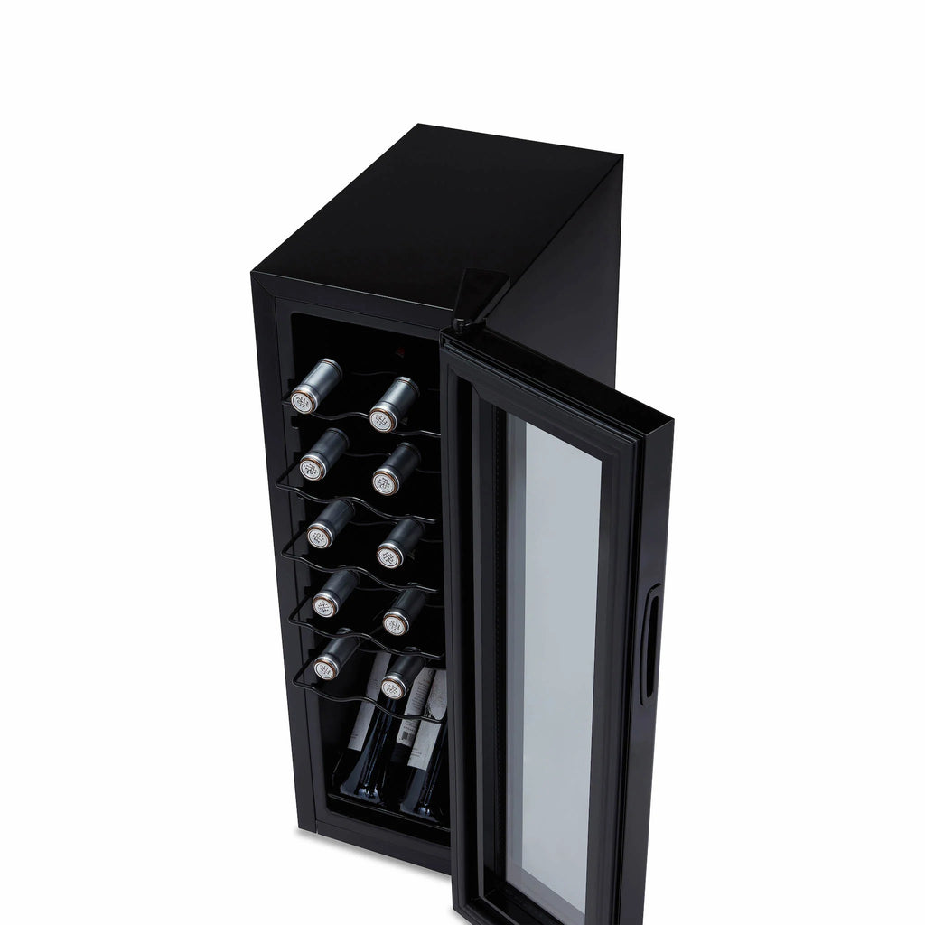 2025 Refrigerador de Vinos Independiente Newair® Negro – 12 Botellas – 13,6"