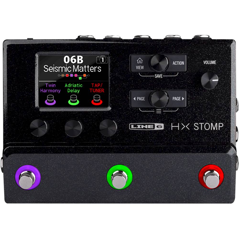 Line 6 – Procesador de Efectos para Guitarra HX Stomp – Negro