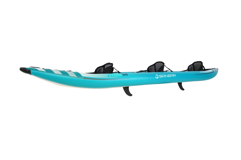2025 Hybris 500 Kayak hinchable para 3 personas con suelo Drop-Stitch y paredes de PVC