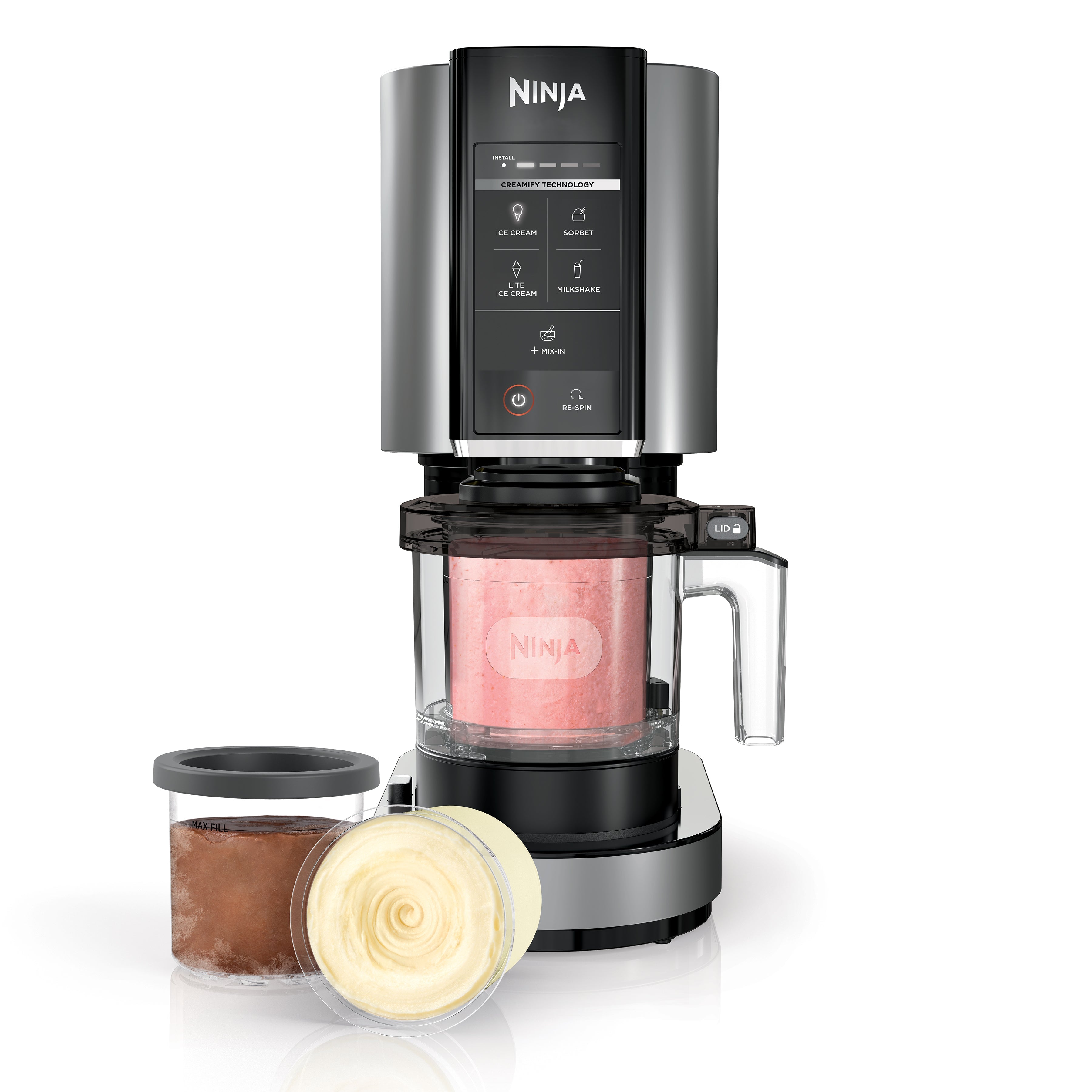 Ninja CREAMi, Máquina para Hacer Helado, 5 Programas de Un Solo Toque – Modelo NC300
