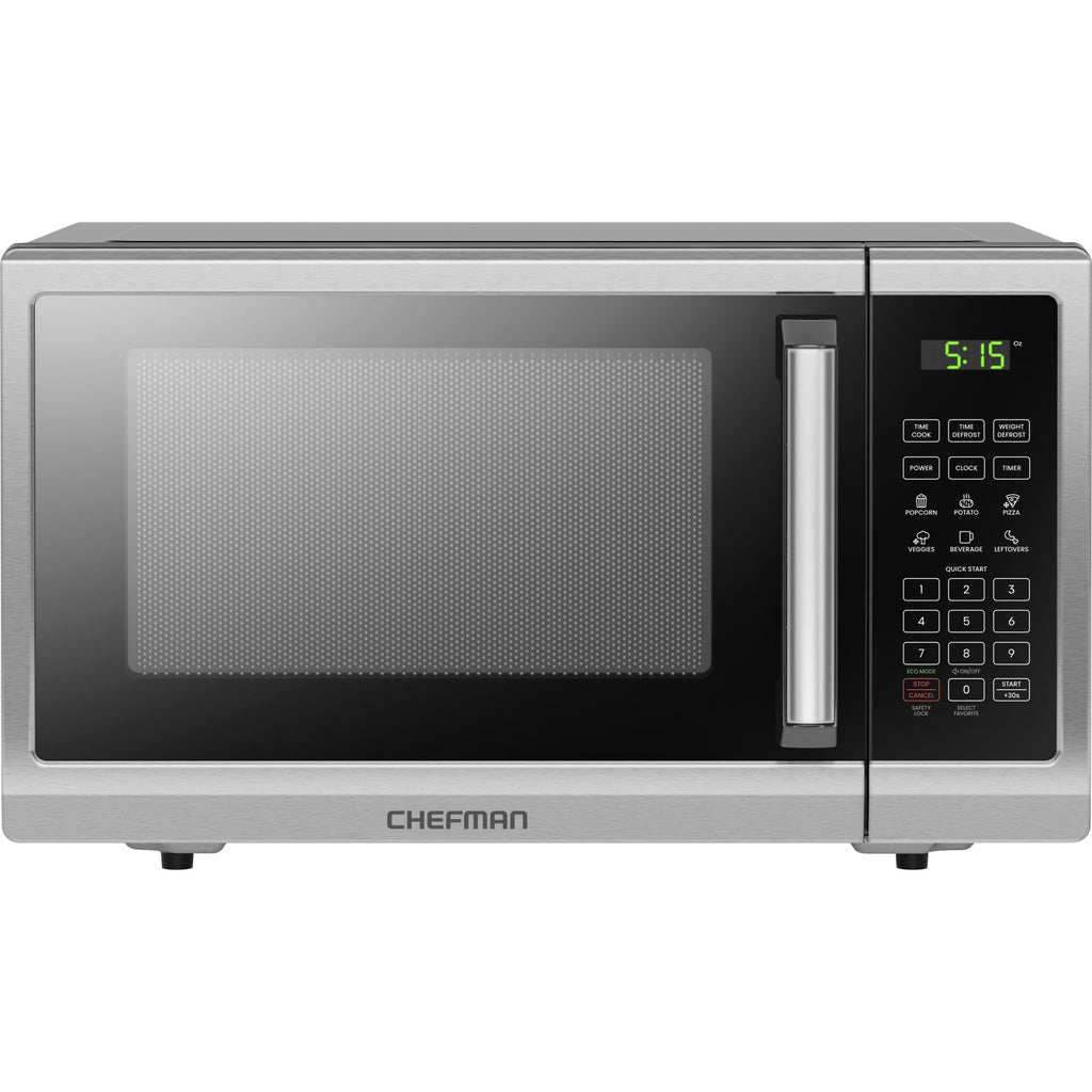 2025 Microondas de Encimera Chefman Essentials de Acero Inoxidable