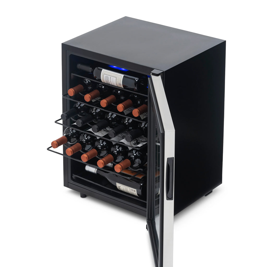 2025 Refrigerador de Vinos Independiente Newair® de Acero Inoxidable – 23 Botellas – 18,9"