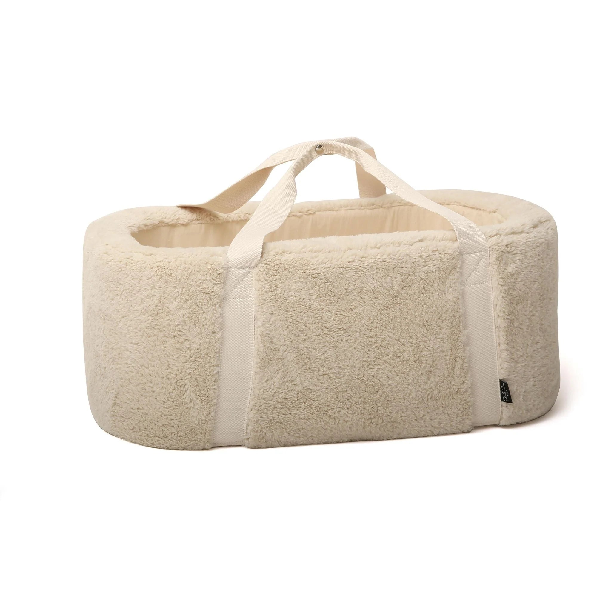 2025 Capazo para bebé Charlie Crane KUKO – Portátil con asas | Estructura de madera natural opcional como cuna | Funda de felpa 100 % poliéster | Espuma de polieter de alta calidad | Para recién nacidos hasta que puedan sentarse o trepar | Sin acceso