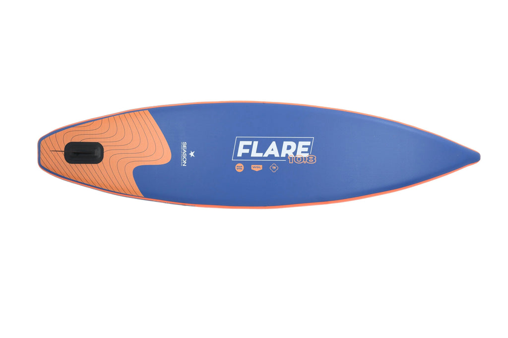 2025 Flare 10.8 Tabla de SUP hinchable – ligera y estable, construcción Woven Dropstitch, accesorios incluidos en mochila