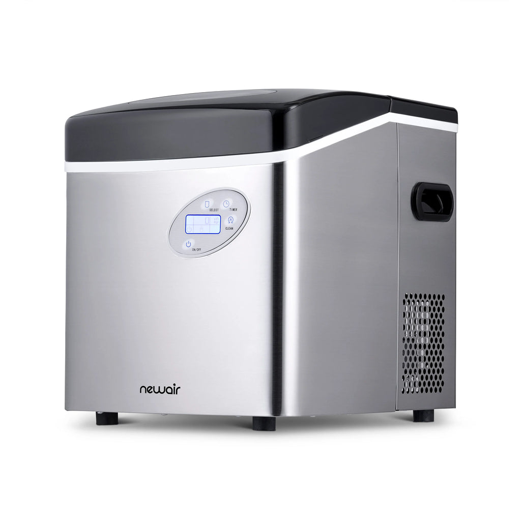 2025 Máquina de Hielo de Encimera Newair® – Cubos de Hielo en Forma de Bala, Rojo