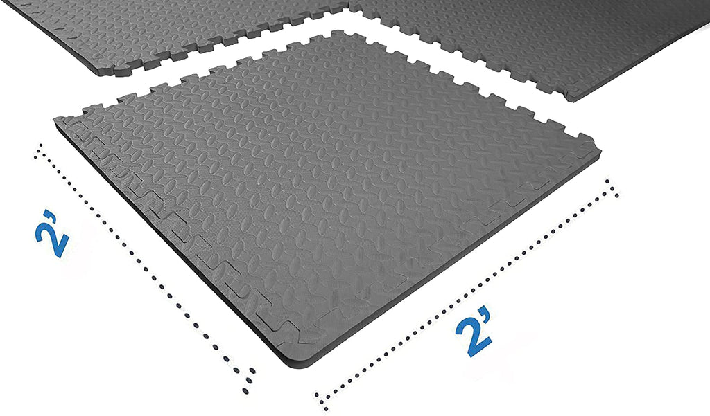 Tapete de ejercicio tipo rompecabezas BalanceFrom con losetas entrelazadas de espuma EVA