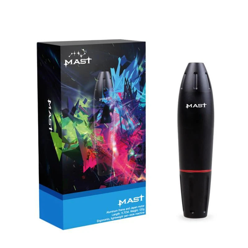 Kit de Máquina de Tatuaje Rotativa Mast Pen con Fuente de Alimentación Airfoil para Tatuajes