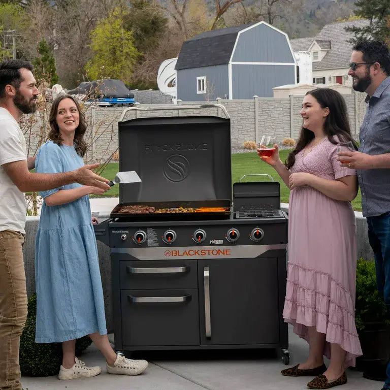 Blackstone ProSeries Estación de Cocina a Gas con 5 Quemadores de 28" y Plancha Lateral