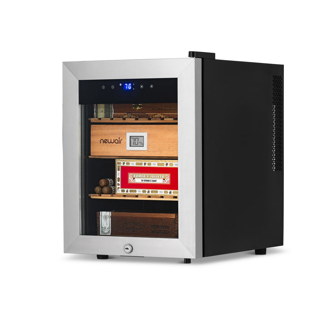 2025 Humidor eléctrico para puros Newair®, capacidad para 250 puros