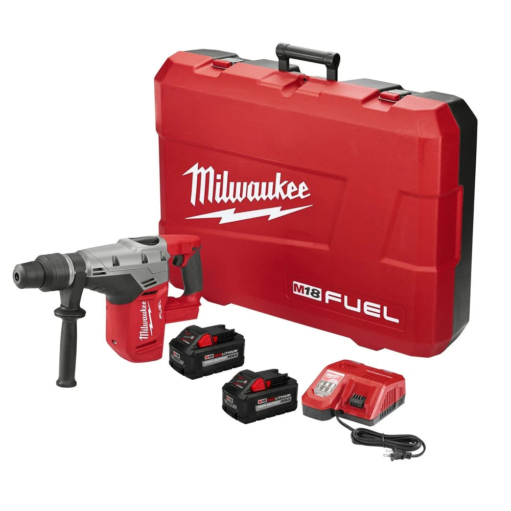 2025 Milwaukee 2717-22HD M18 FUEL Martillo Rotativo SDS Max de 1-9/16" con 2 Baterías