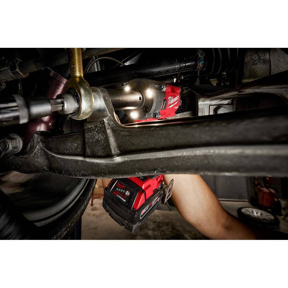 M18 FUEL GEN-3 Llave de impacto compacta inalámbrica de 18 V con motor sin escobillas y anillo de fricción de 1/2 pulgada (solo herramienta) 2855-20