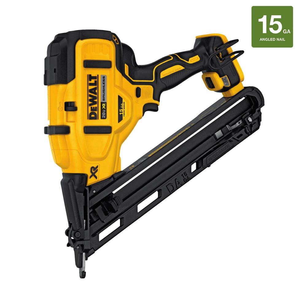 2025 Clavadora Angular de Acabado de 15 Ga. Inalámbrica 20V MAX XR de Ion-Litio (Solo Herramienta) DCN650B