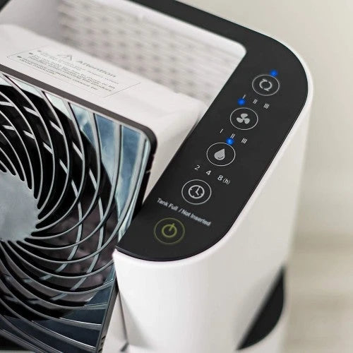 IRIS USA, Inc. DHM-DDC50 Deshumidificador con Ventilador Circulador, Blanco