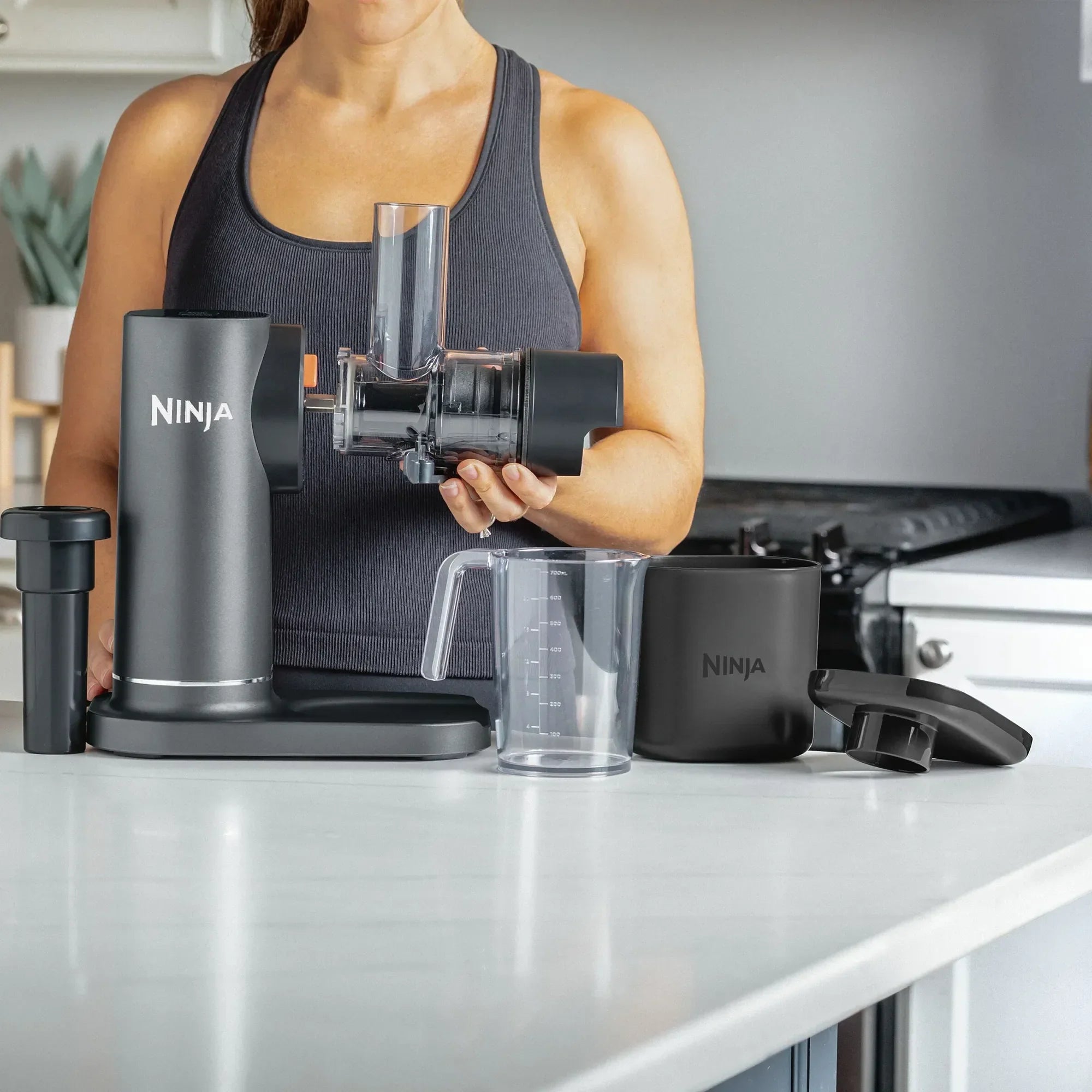 2025 Ninja NeverClog Extractor de jugos en frío